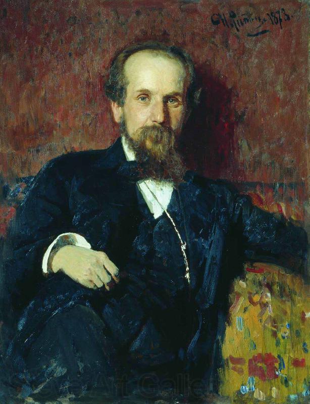 Ilya Repin Portrait of the painter Pavel Petrovich Chistyakov Spain oil painting art